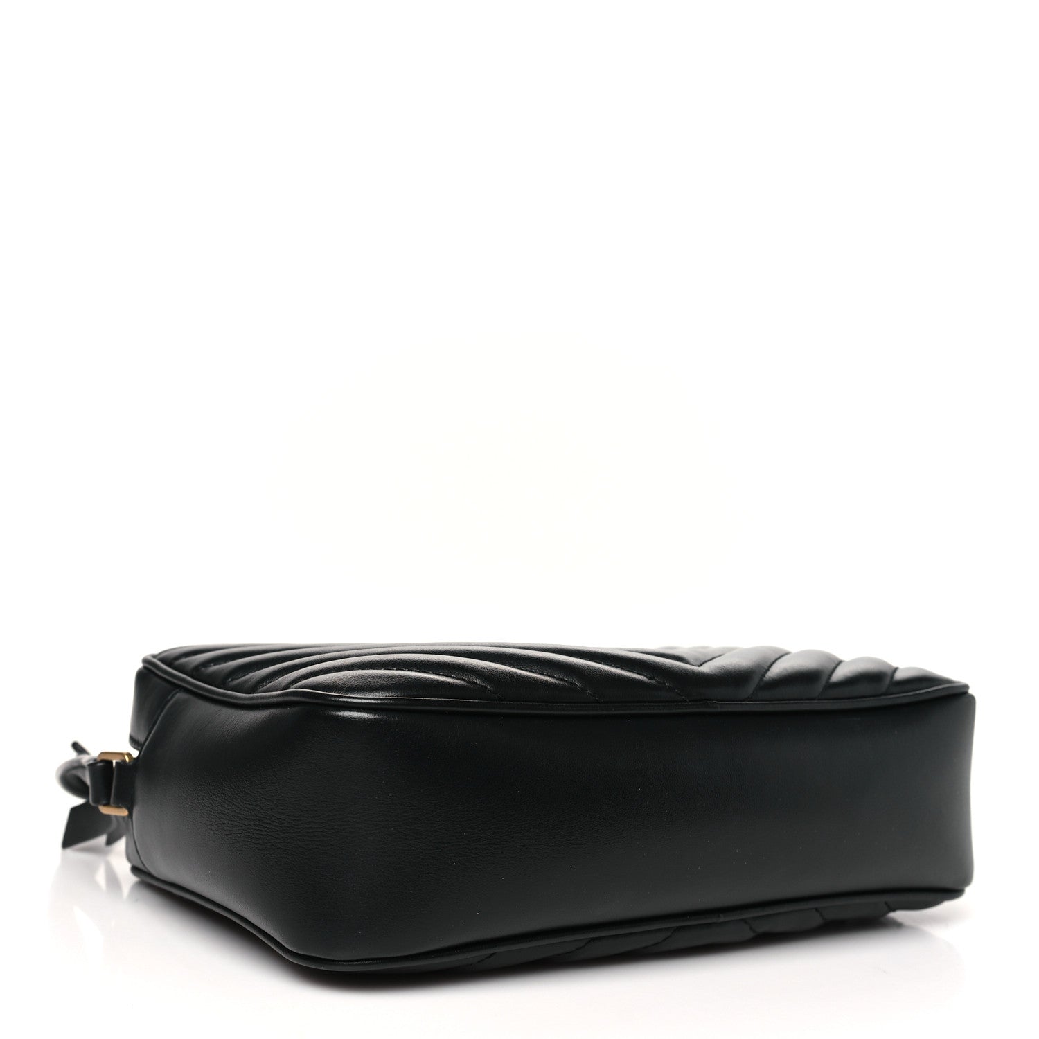 Saint Laurent Calfskin Matelasse Monogram Lou Camera Bag Black 4 of 12