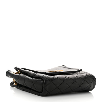 Saint Laurent Lambskin Quilted Monogram Mini Nolita Black 4 of 10