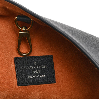 Louis Vuitton Grained Calfskin Low Key Hobo MM Black 7 of 10