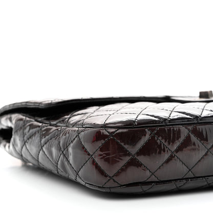 Chanel Patent Quilted Reissue XL Maxi Flap Black 9 of 10
