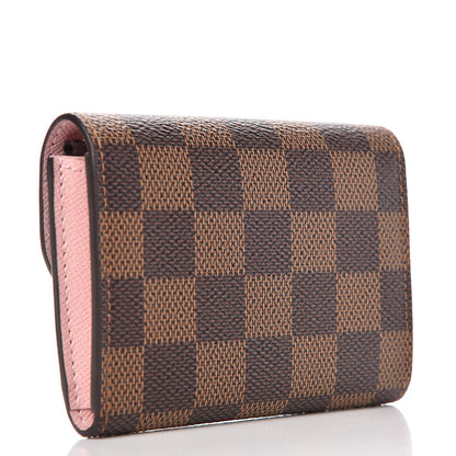 Louis Vuitton Damier Ebene Rosalie Coin Purse Rose Ballerine 3 of 7