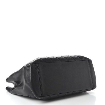 Chanel Caviar Quilted Grand Shopping Tote GST Black 4 of 12