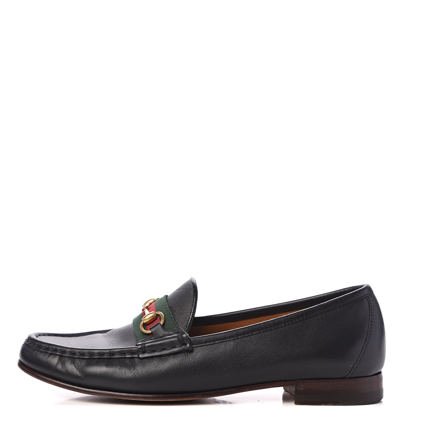 Calfskin Web Womens 1953 Horsebit Loafers 39 Black
