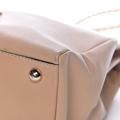 Valentino Garavani Vitello Large Rockstud Flap Satchel Poudre 16 of 17