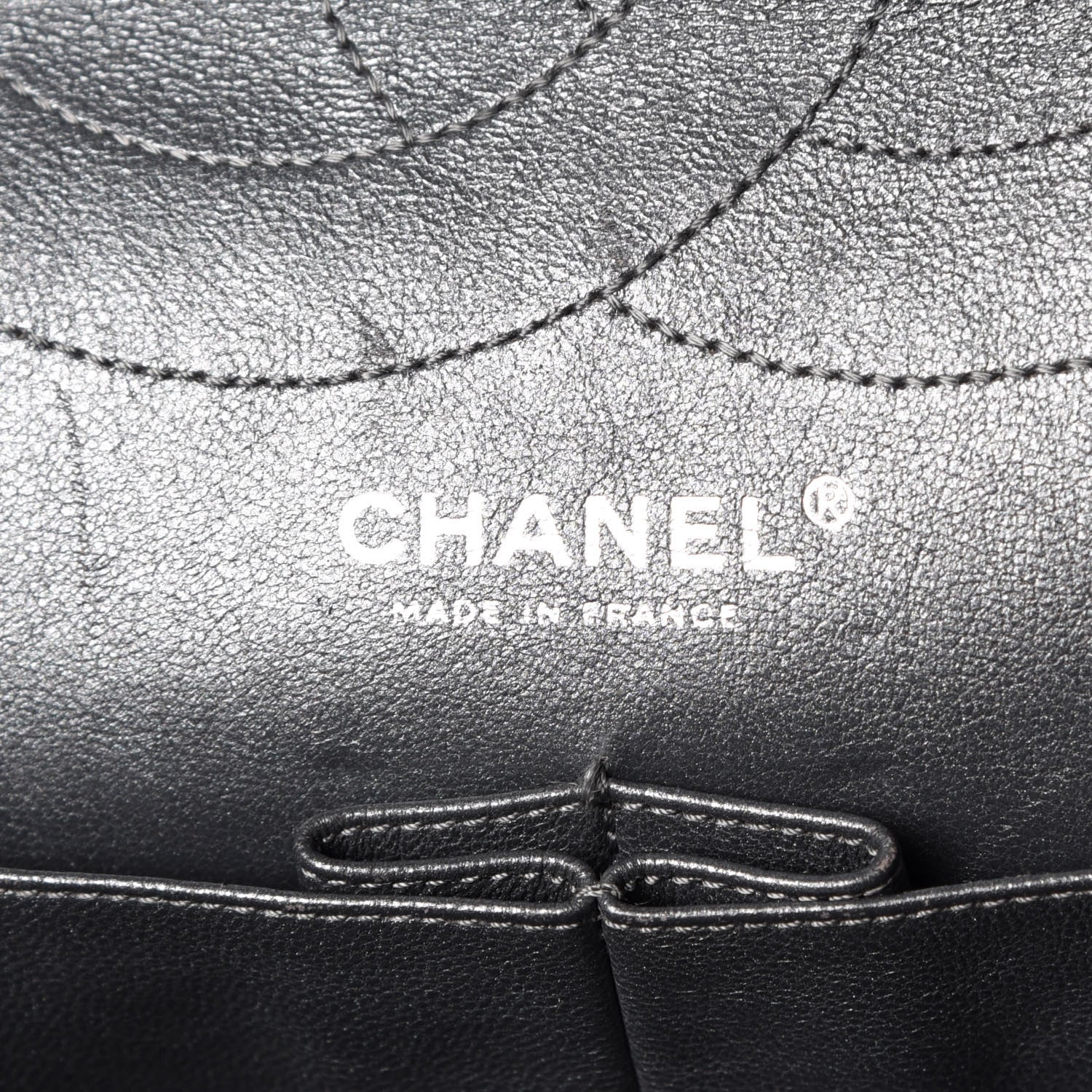Chanel Metallic Aged Calfskin Quilted 2.55 Reissue 227 Flap Dark Silver 6 of 16