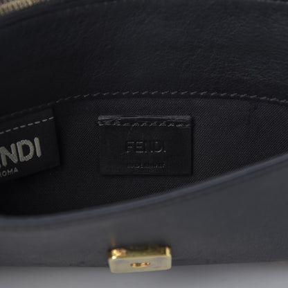 Fendi Vitello Flamingo Tube Wallet on Chain Black 8 of 10