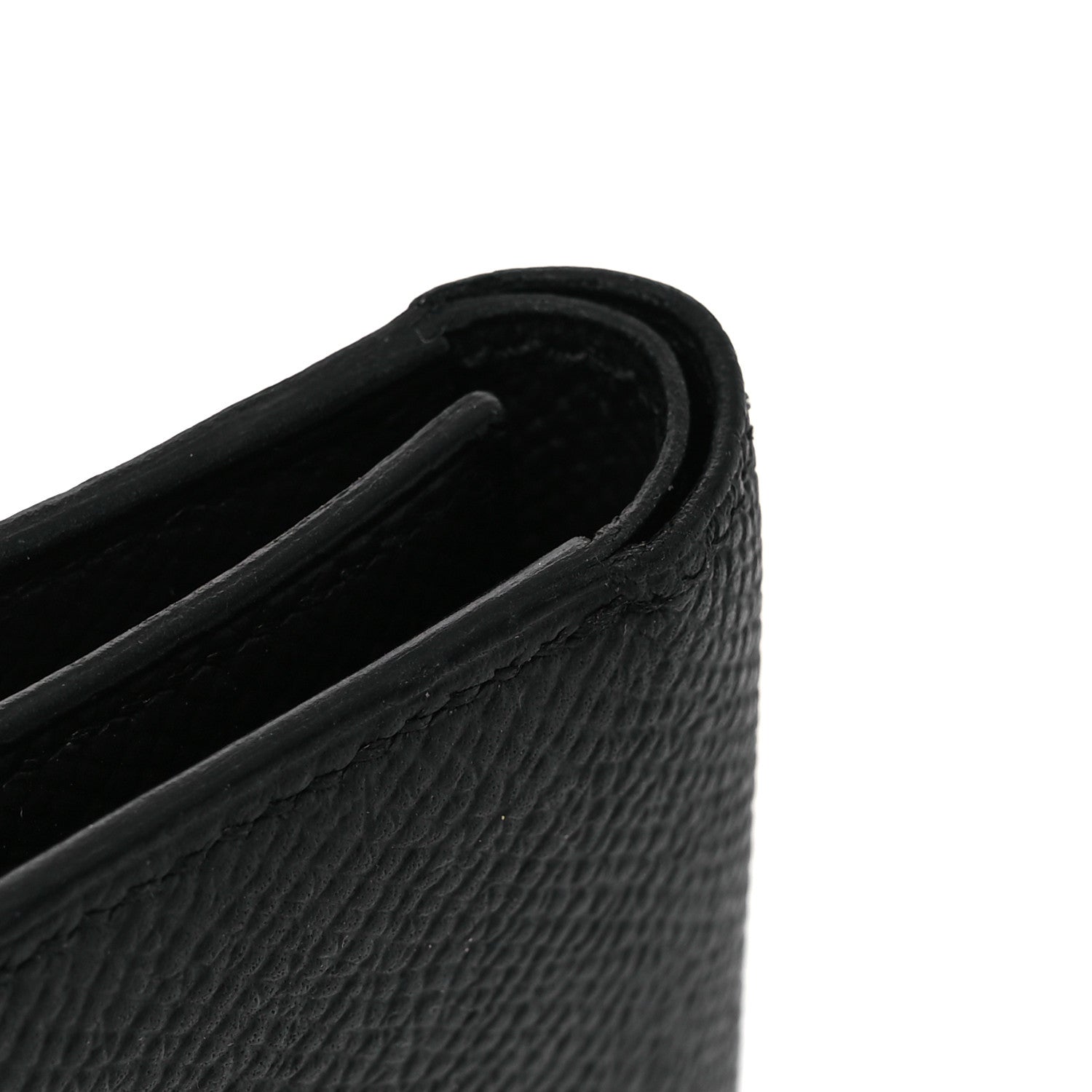 Hermes Epsom Tri-Fold Compact Bearn Wallet Black 14 of 14