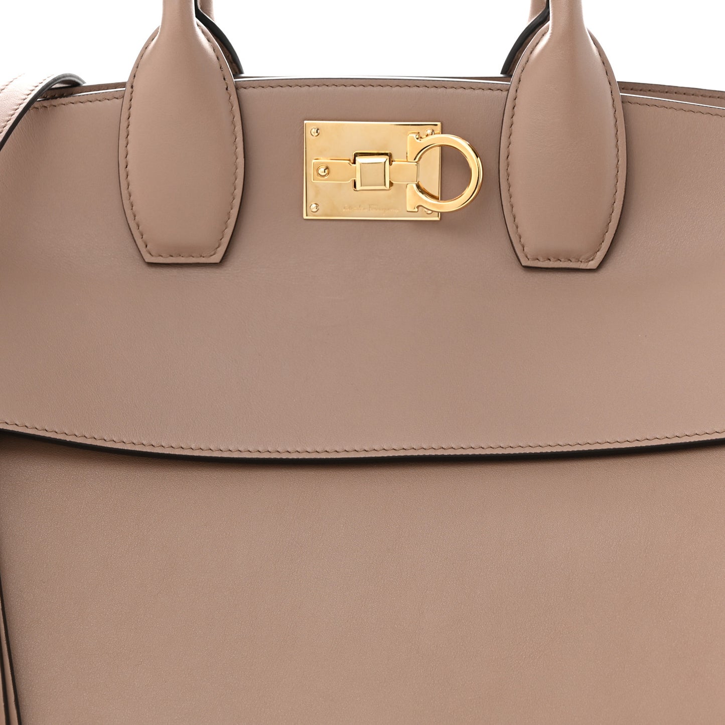 Calfskin Large Studio Bag Caraway Seed