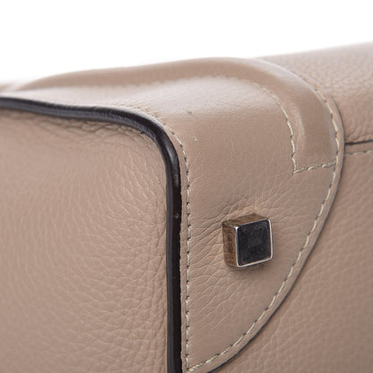 Celine Drummed Calfskin Mini Luggage Dune 13 of 14