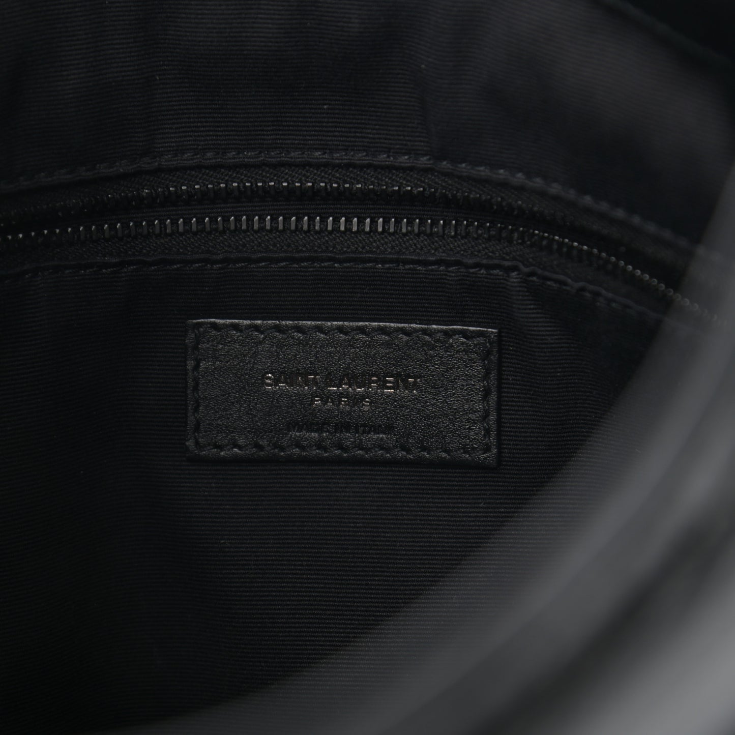 Crinkled Calfskin Matelasse Monogram Medium Niki Shopper Tote Black