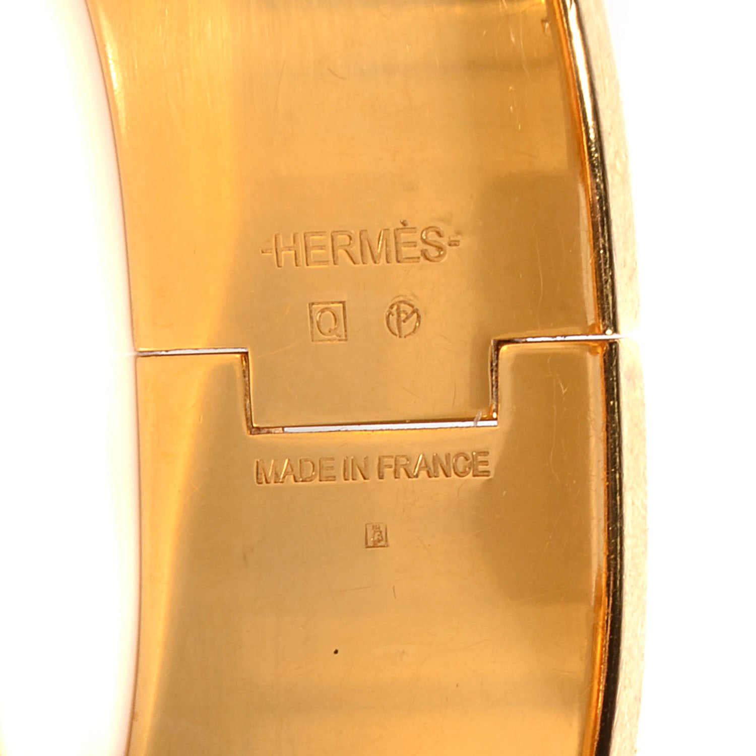 Hermes Enamel Wide Clic Clac H Bracelet PM Orange 5 of 6