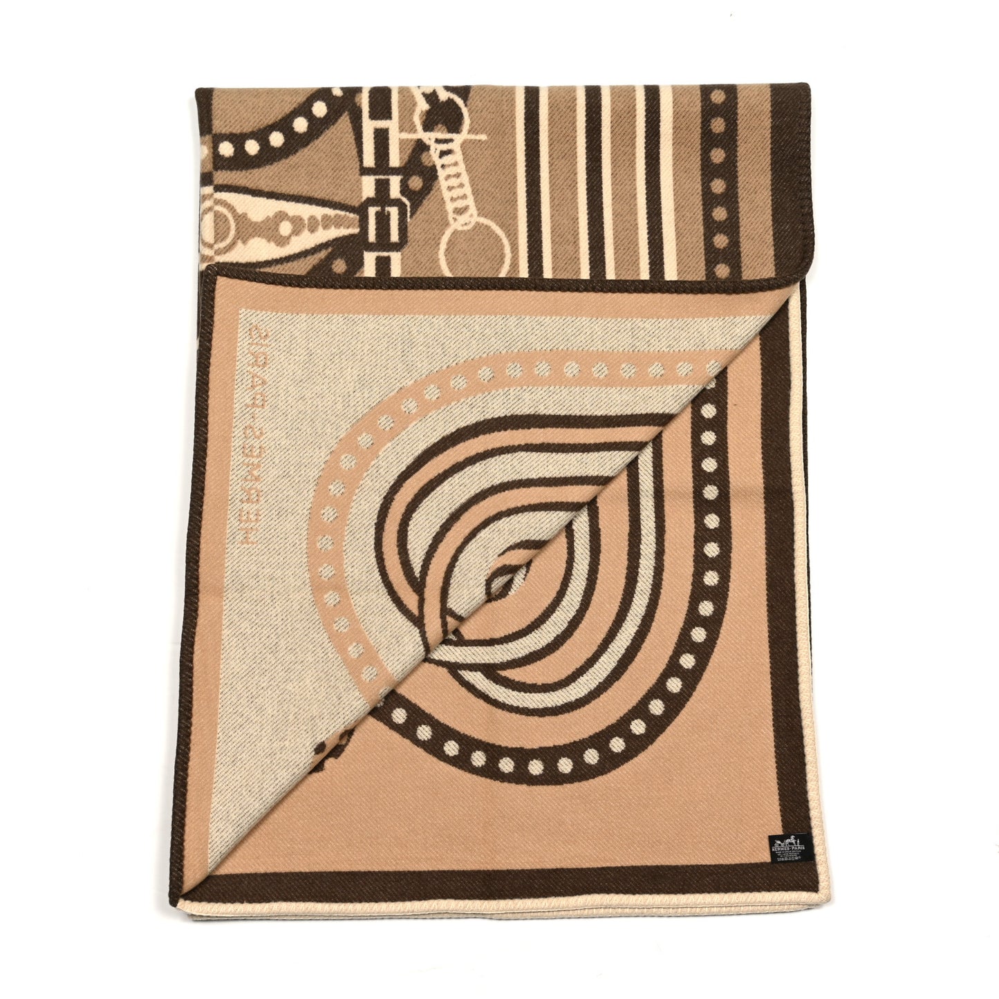 Wool Cashmere Grand Tralala Blanket Etoupe