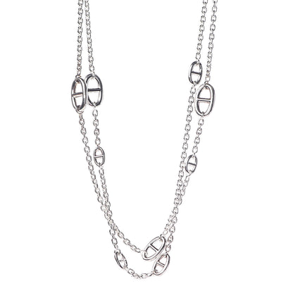 Hermes Sterling Silver Farandole Necklace 120 1 of 5