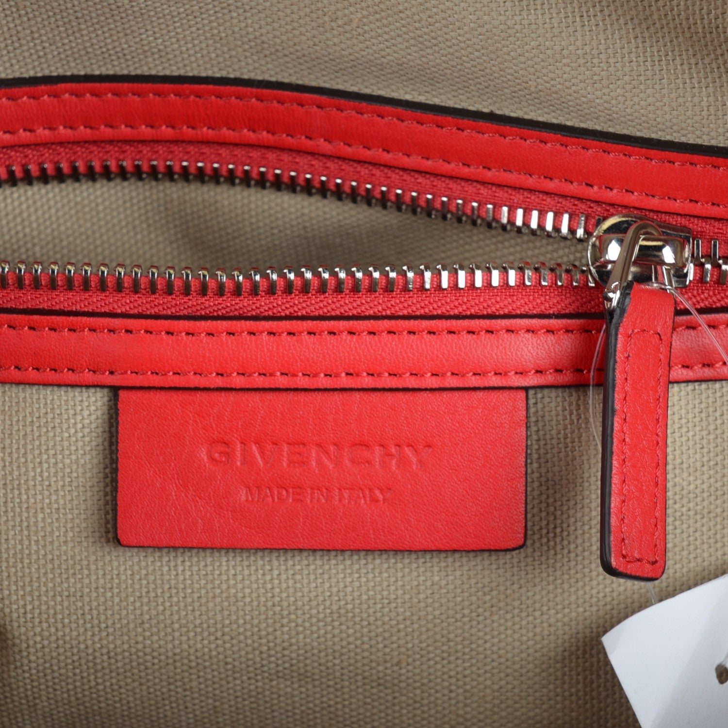 Givenchy Waxed Calfskin Small Nightingale Bright Red 8 of 10