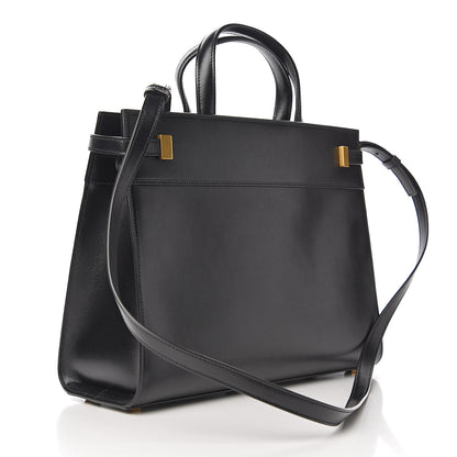 Saint Laurent Calfskin Small Manhattan Shopper Tote Black 2 of 9