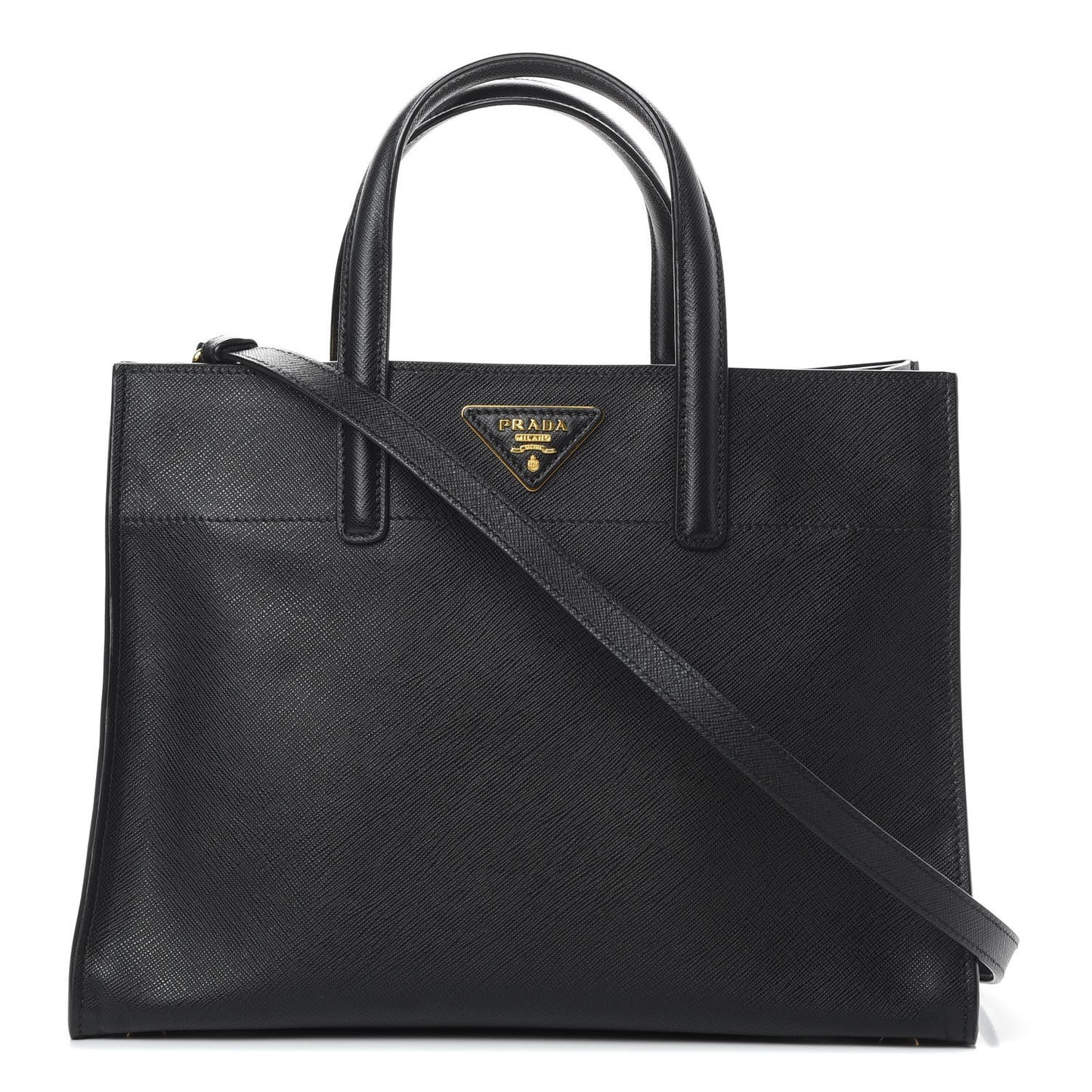 Saffiano Soft Tote Black