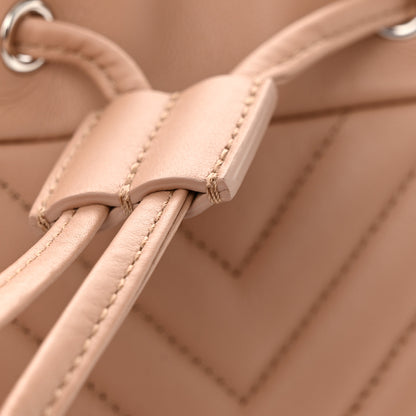 Chanel Calfskin Chevron Quilted Small Urban Spirit Backpack Beige 14 of 14