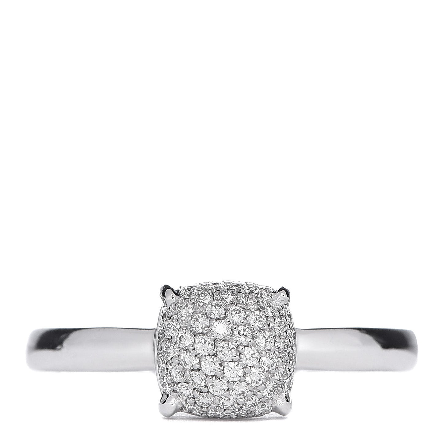 18K White Gold Diamond 7mm Paloma Picasso Sugar Stacks Ring 54 7