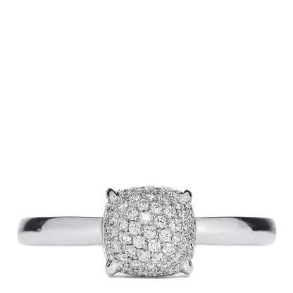 Tiffany 18K White Gold Diamond 7mm Paloma Picasso Sugar Stacks Ring 54 7 1 of 6