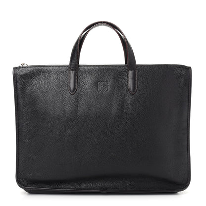 Loewe Grained Calfskin Briefcase Black 1 of 9