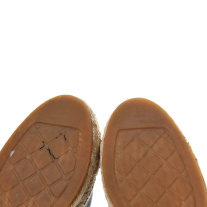 Chanel Lambskin CC Espadrilles 36 Black 6 of 10