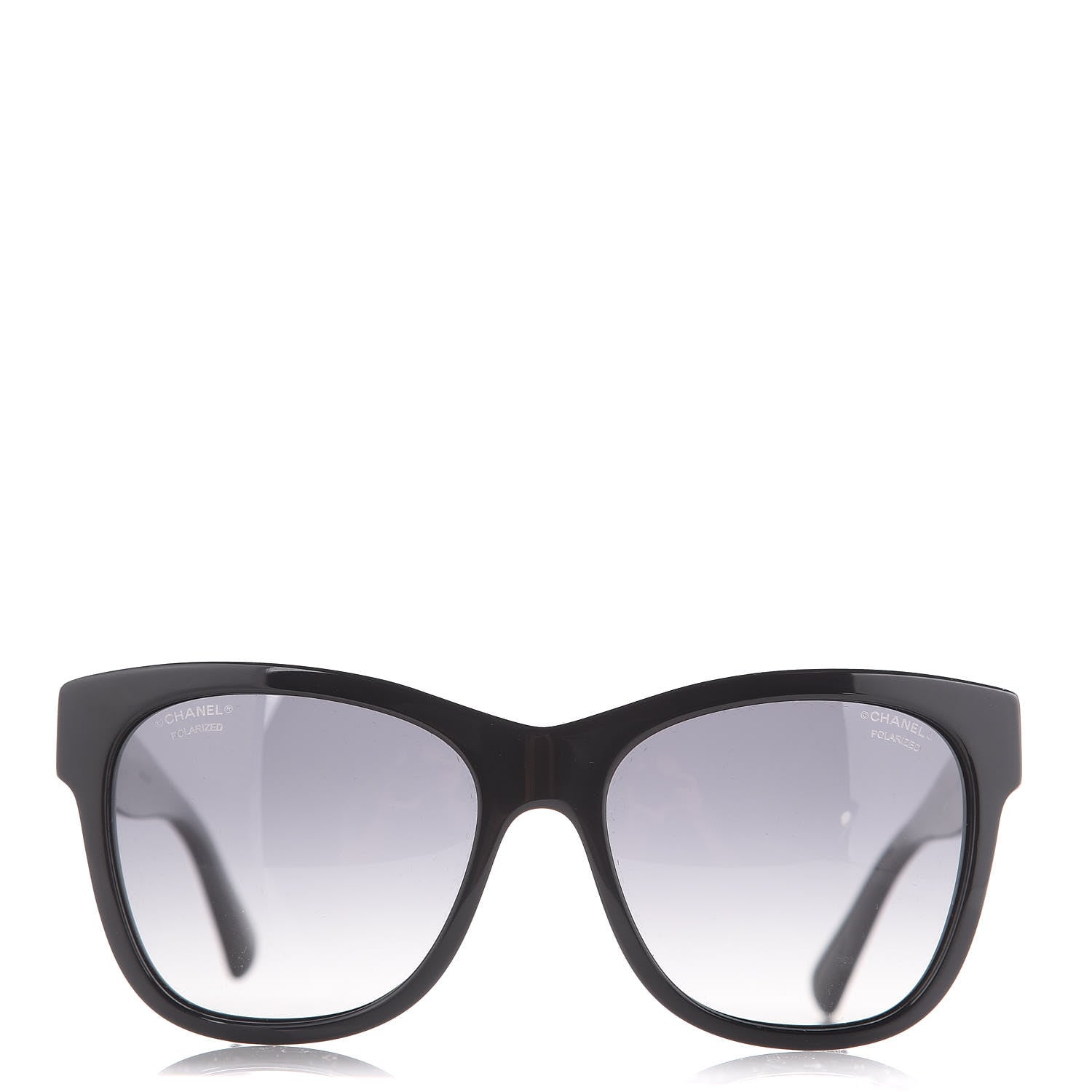 Chanel Polarized Square CC Sunglasses 5380 Black 4 of 8