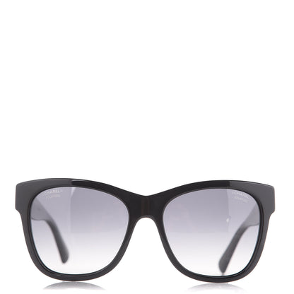 Chanel Polarized Square CC Sunglasses 5380 Black 4 of 8