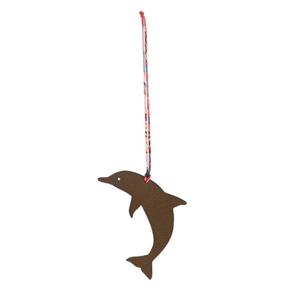 Hermes Togo Epsom Petit H Dolphin Bag Charm Ciel 1 of 4