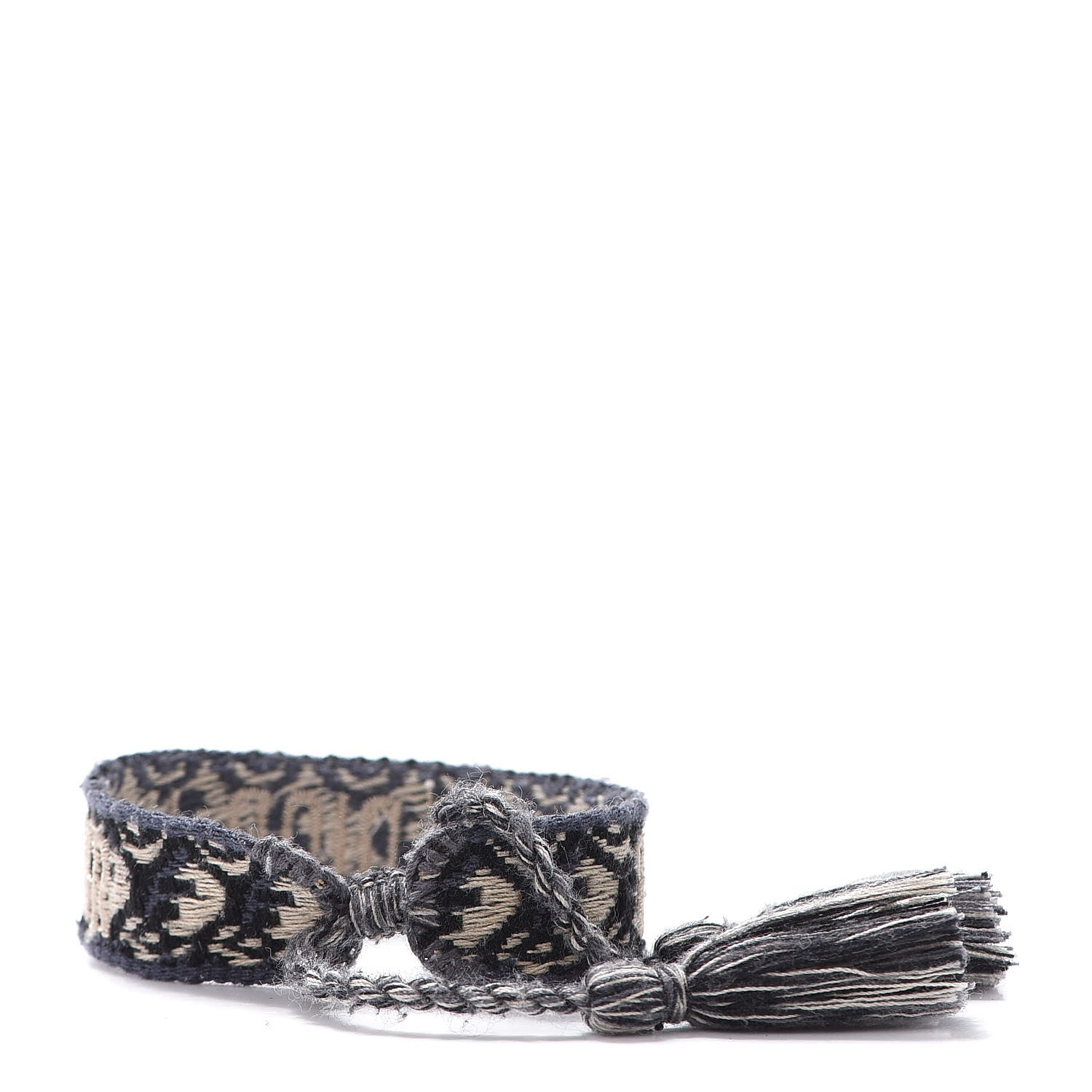 Christian Dior Woven Cotton J'Adior Friendship Bracelet Blue 3 of 3
