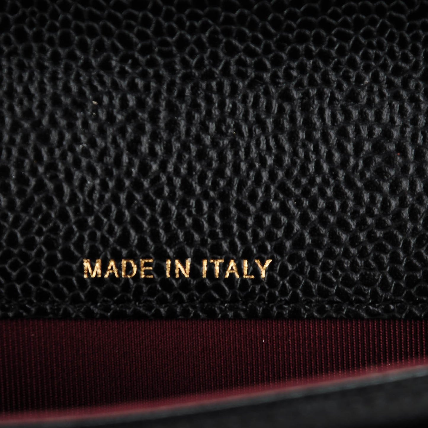 Caviar Quilted Flap Card Holder Black