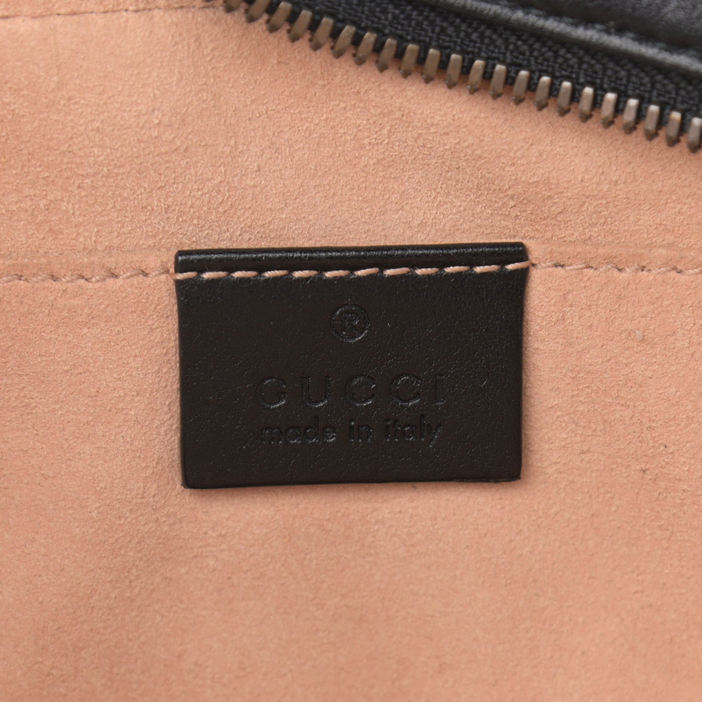 Calfskin Matelasse Small GG Marmont Chain Shoulder Bag Black