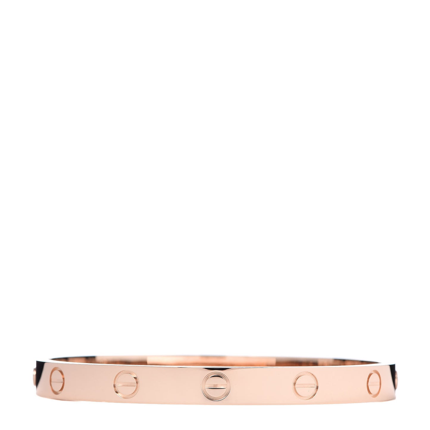 18K Pink Gold LOVE Bracelet 17