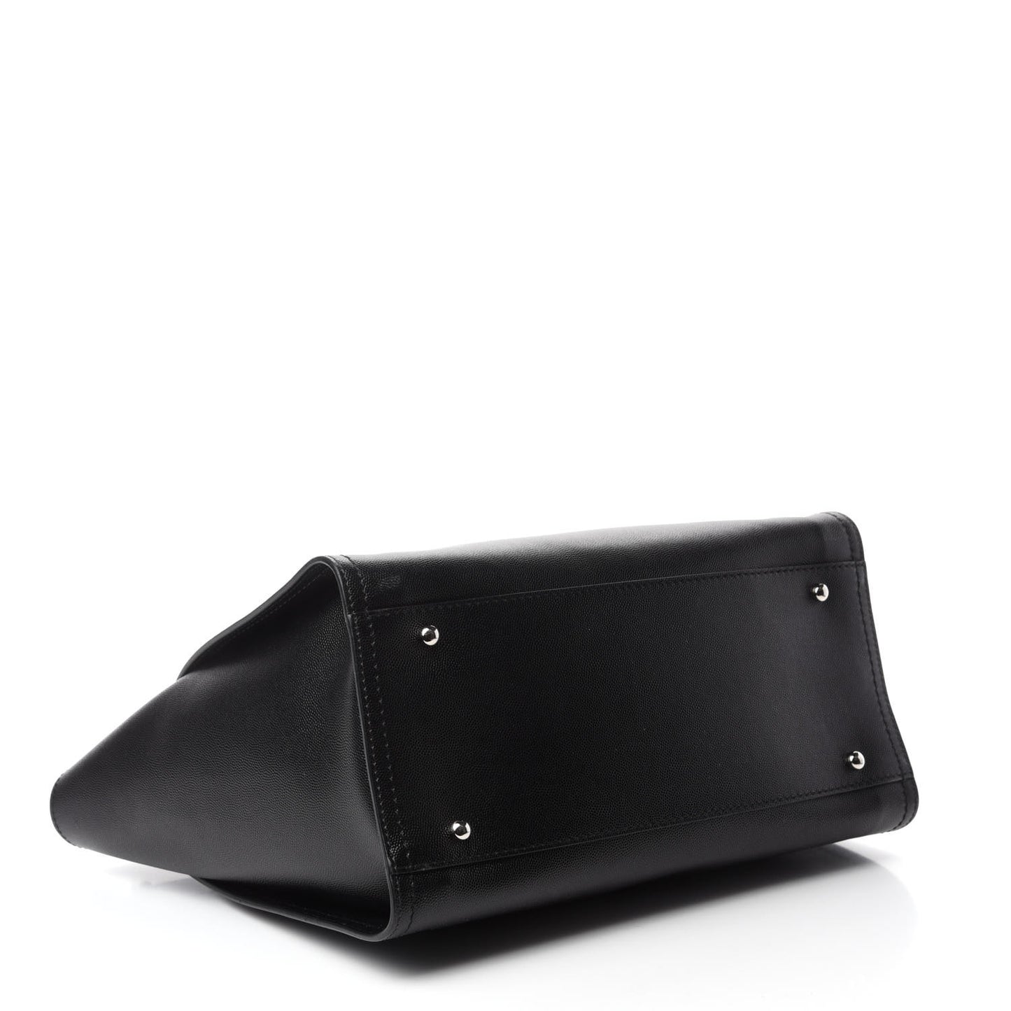Caviar Small Studded Deauville Tote Black