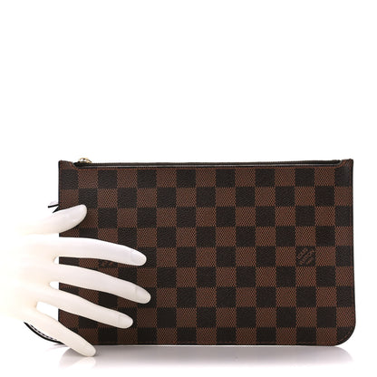 Louis Vuitton Damier Ebene Neverfull MM GM Pochette 2 of 10