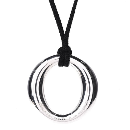 Tiffany Sterling Silver Elsa Peretti Sevillana Pendant Necklace 5 of 6
