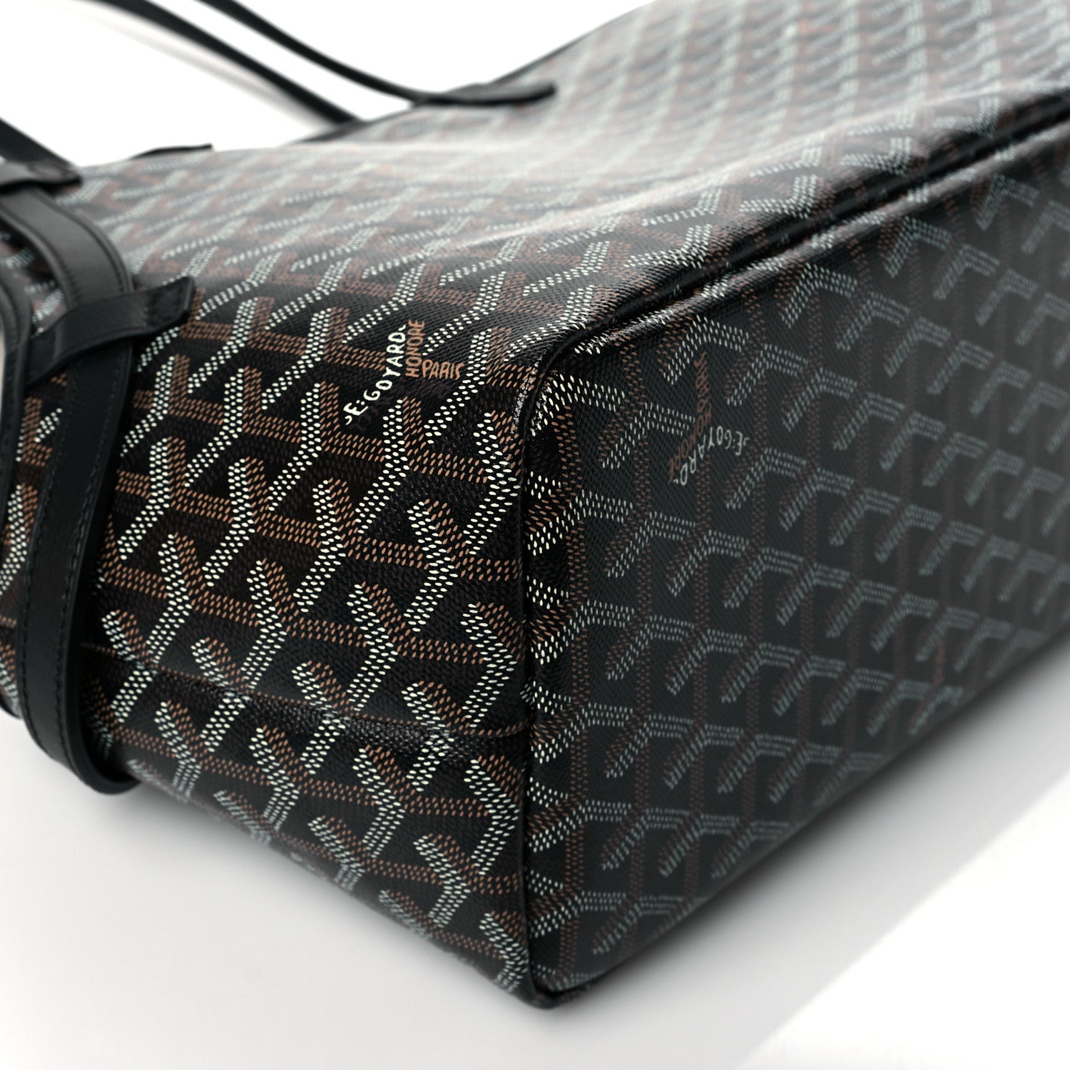 Goyard Goyardine Chien Gris Bag Black 7 of 8