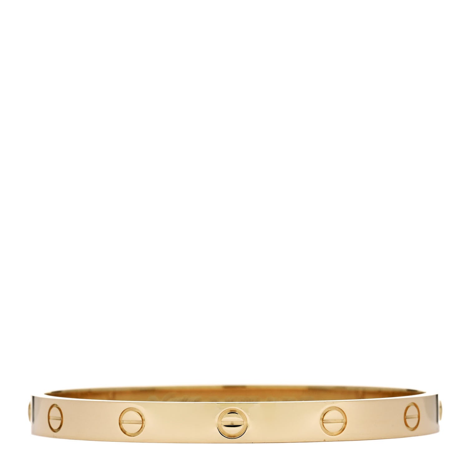 Cartier 18K Yellow Gold LOVE Bracelet 18 1 of 9