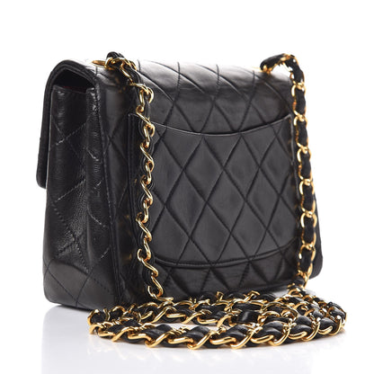 Chanel Lambskin Quilted Mini Square Flap Black 3 of 8