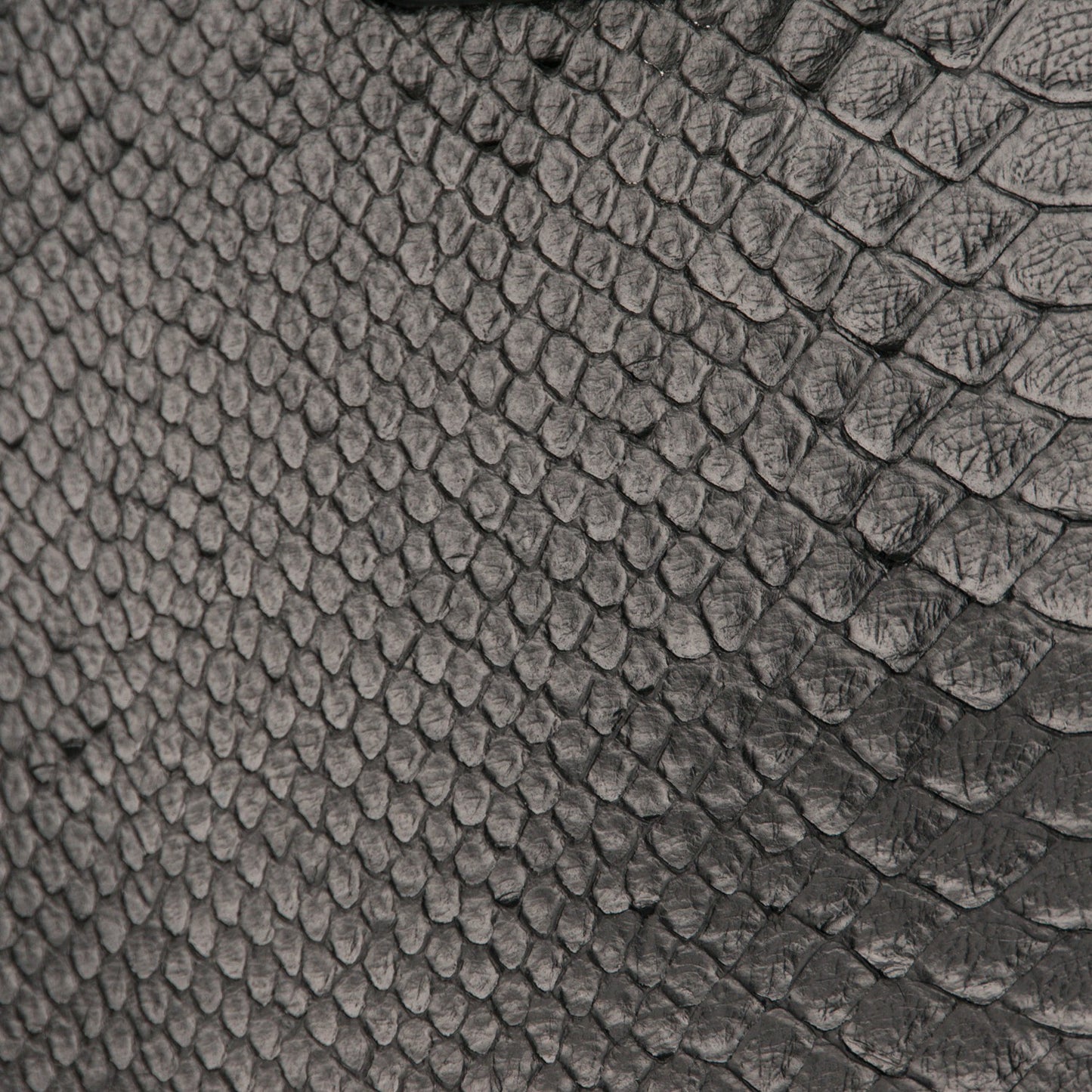 Python Calfskin Embossed Small Sac de Jour Black