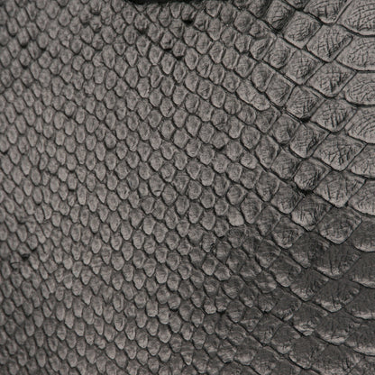 Saint Laurent Python Calfskin Embossed Small Sac de Jour Black 9 of 11