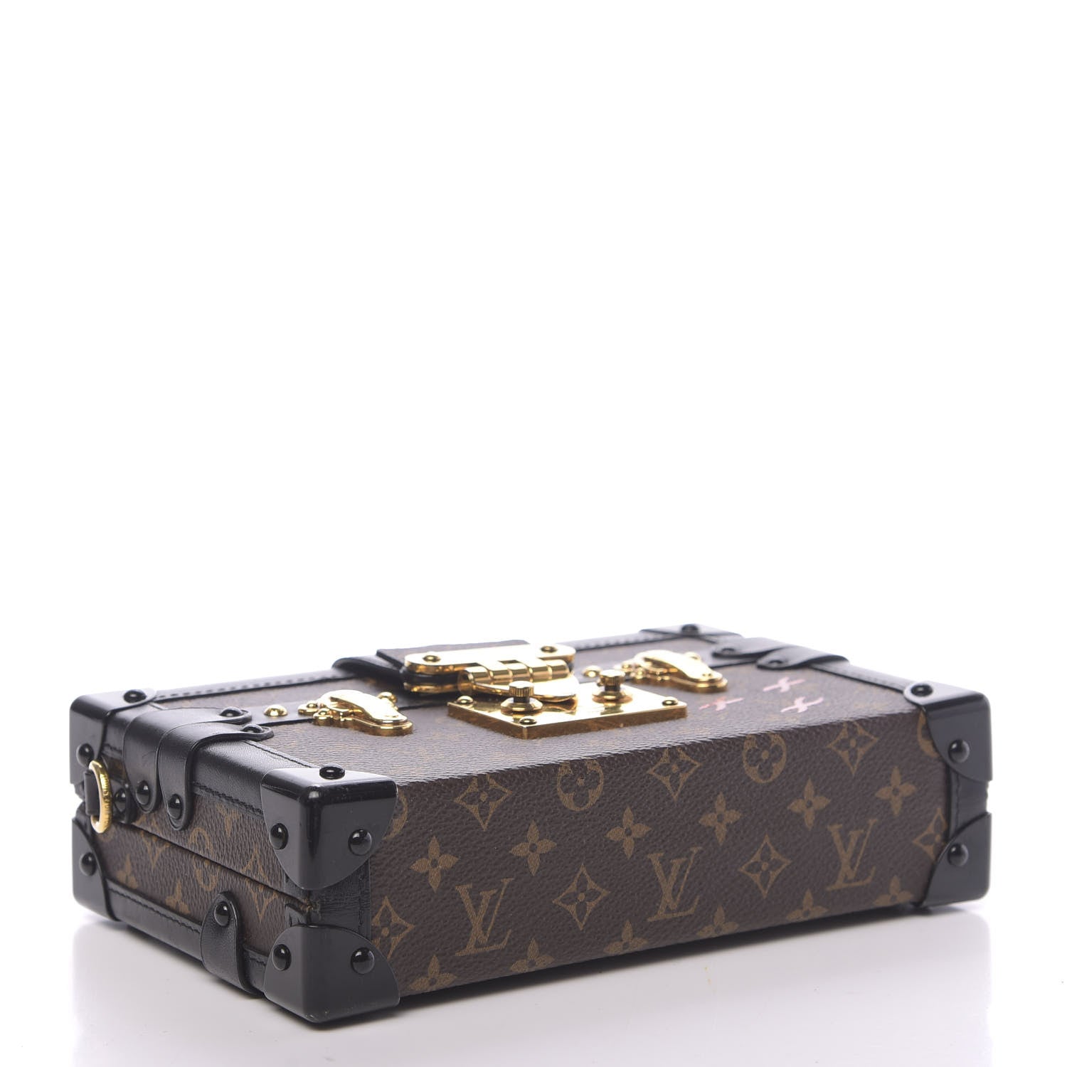 Louis Vuitton Monogram Petite Malle Black 4 of 9