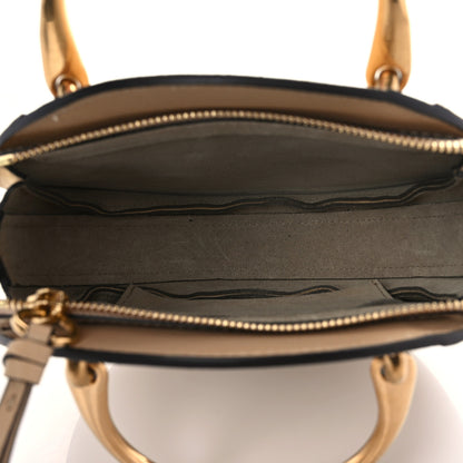 Chloe Smooth Calfskin Suede Patchwork Studded Small Pixie Bag Pearl Beige 5 of 10