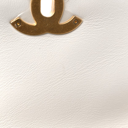 Chanel Lambskin Quilted Medium Chanel 19 Flap White 10 of 10