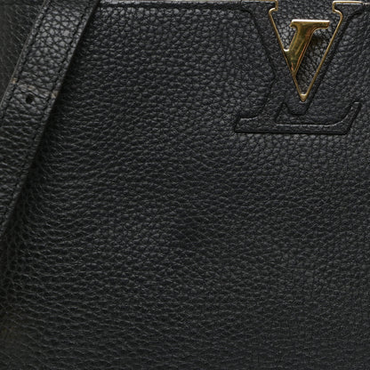 Louis Vuitton Taurillon Capucines PM Black 7 of 11