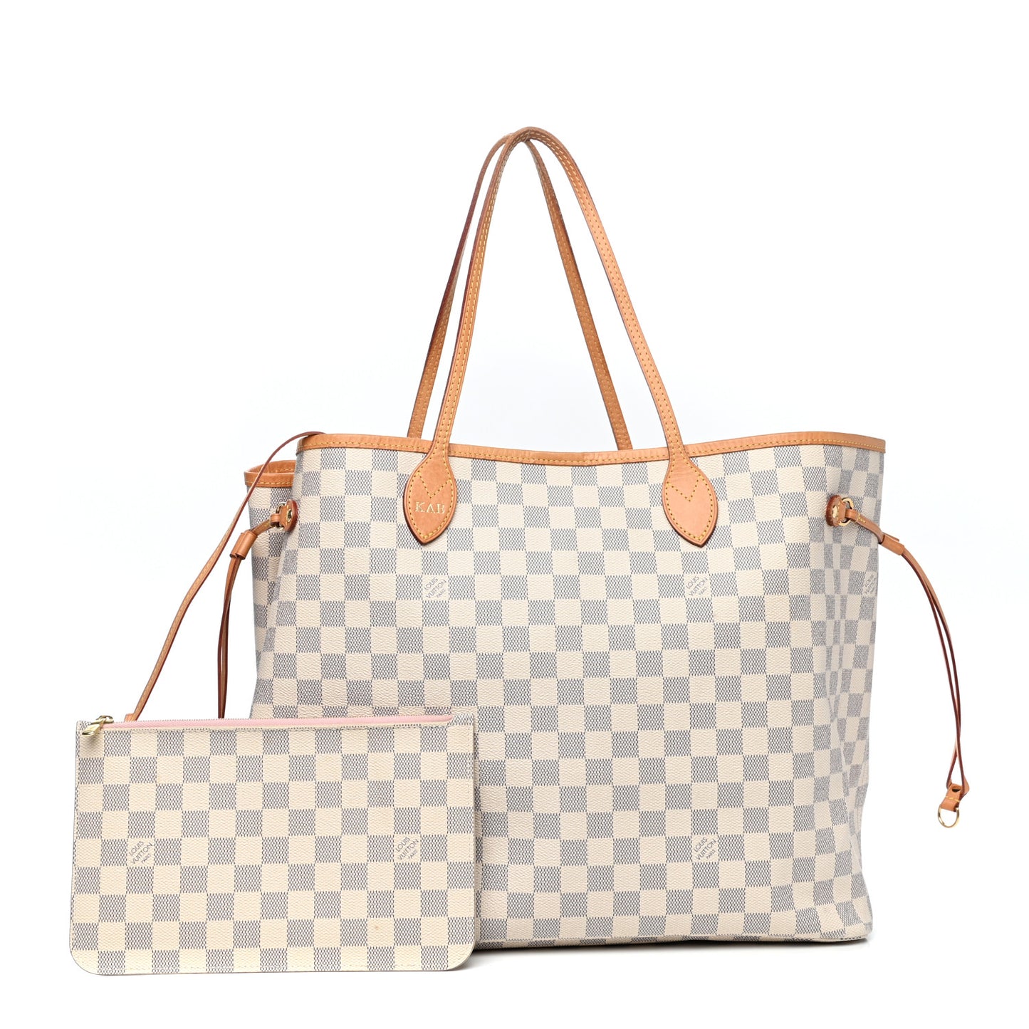 Damier Azur Neo Neverfull GM Rose Ballerine