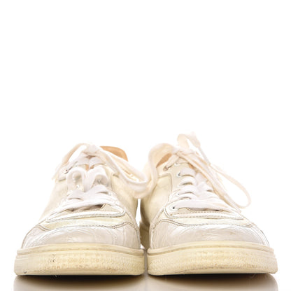 Gucci GG Plus Monogram Alligator Coda Low Sneakers 39.5 White 2 of 15