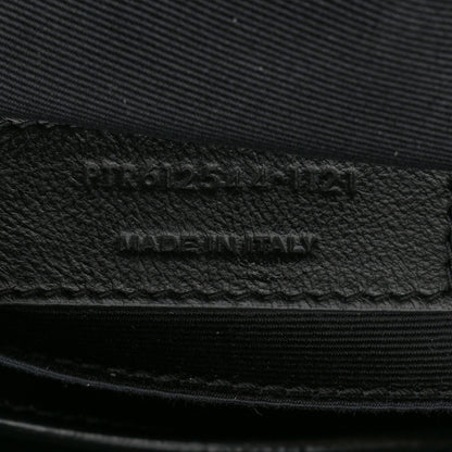 Saint Laurent Calfskin Matelasse Monogram Monochrome Lou Camera Bag Black 7 of 10