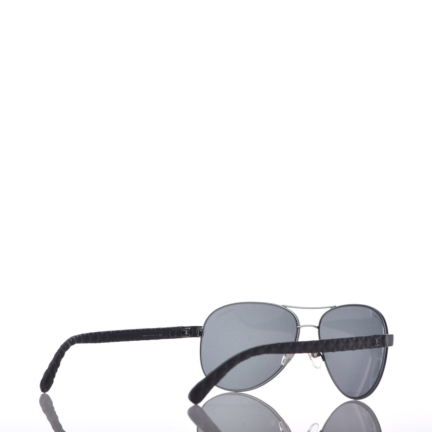 Chanel Pilot Summer Aviator Sunglasses 4204-Q Black 4 of 8