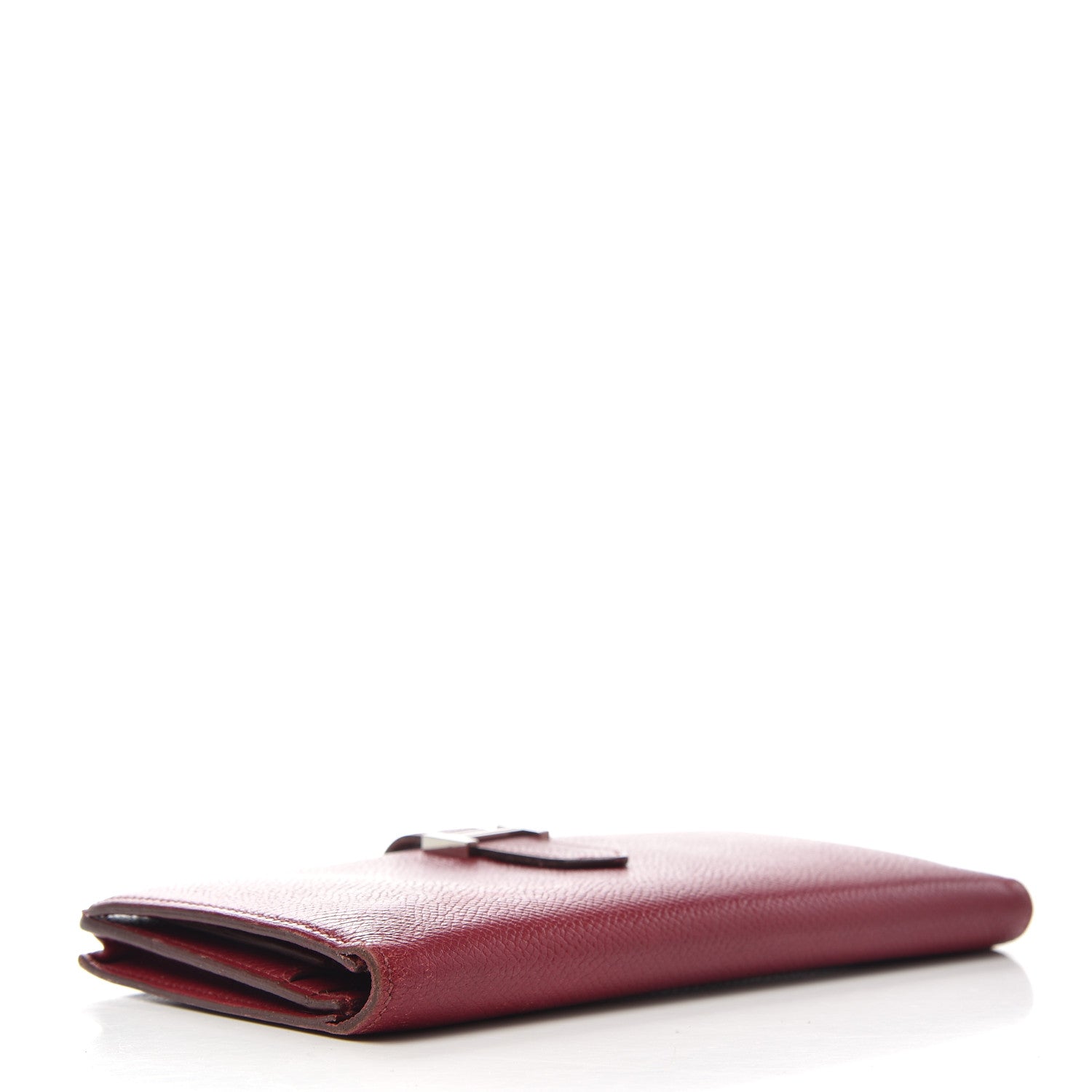 Hermes Epsom Bearn Gusset Wallet Rouge Grenat 4 of 6