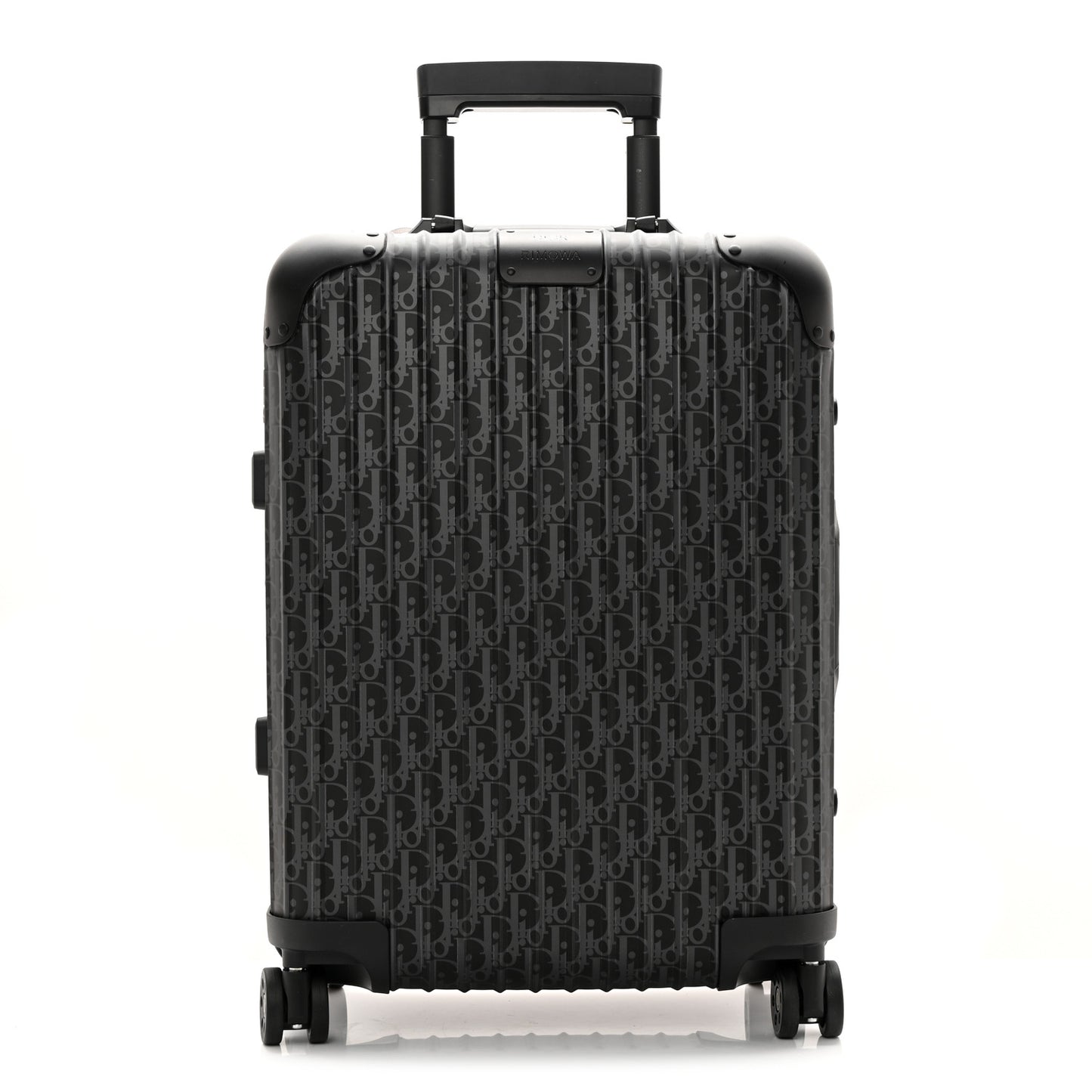 X RIMOWA Aluminum Gradient Cabin Luggage Black Multi